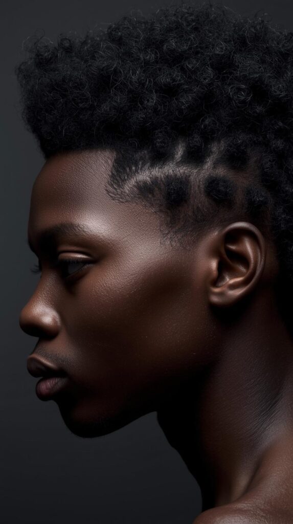 8. Afro with Defined Shape