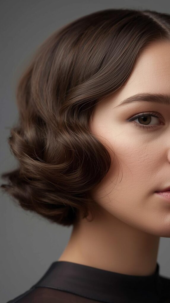 8. Finger Waves for Short Hair