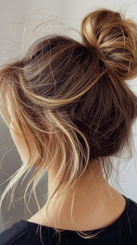 8. Messy Chic Bun