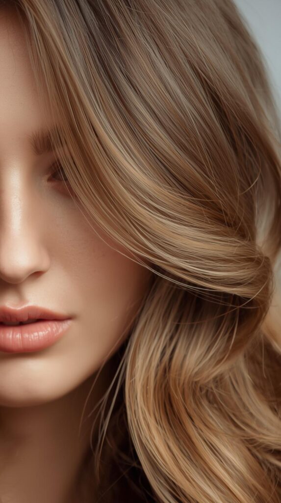 8. Side-Swept Loose Hair