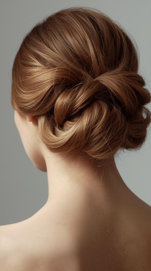 8. Twisted Half-Up Hairstyle