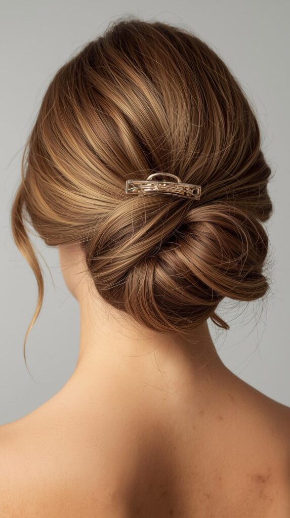 9. Claw Clip French Twist