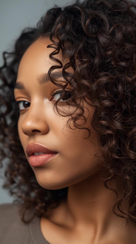 9. Defined Wash-and-Go Style