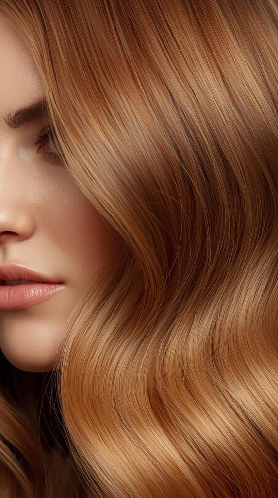 1. Classic Golden Blonde and Copper Hair Blend