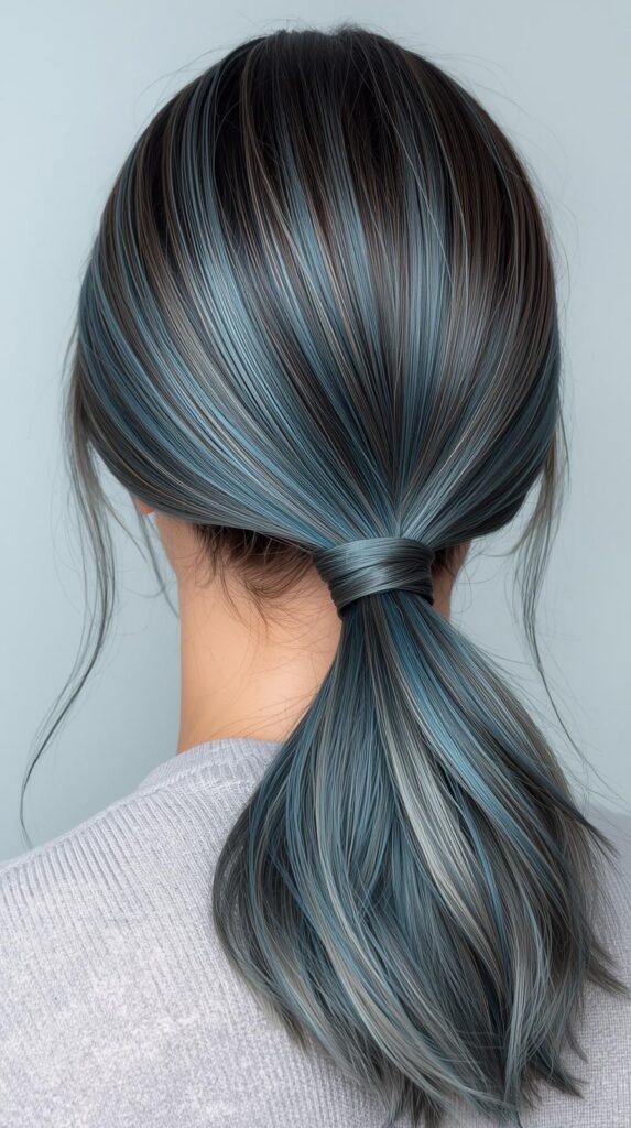 1. Sleek Low Ponytail for Winter