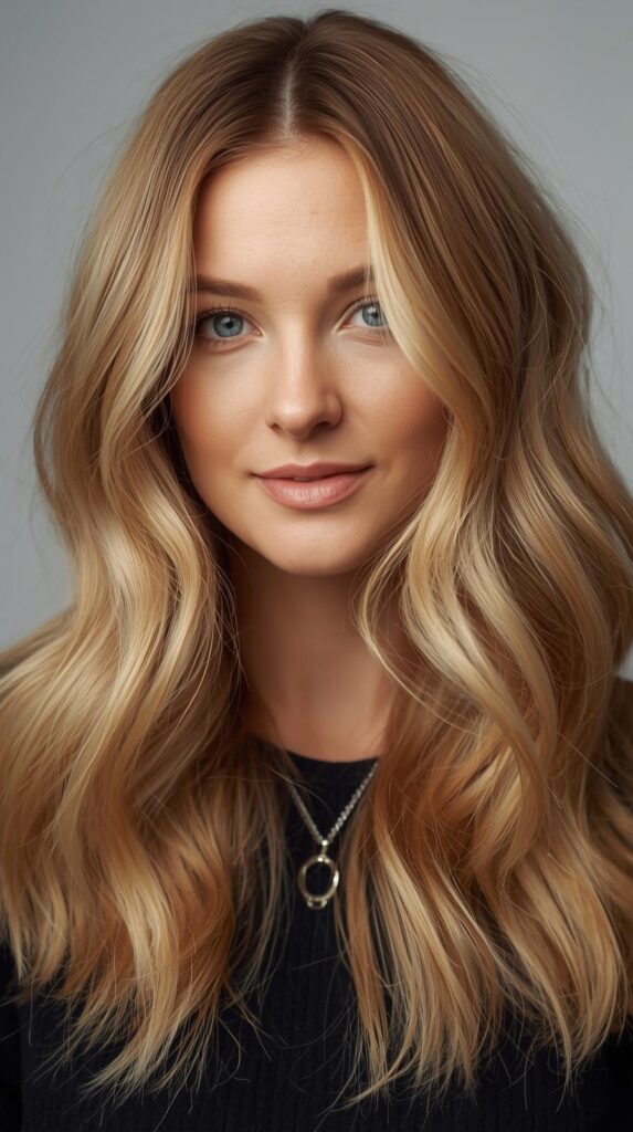 10. Dimensional Honey Blonde for Depth and Movement