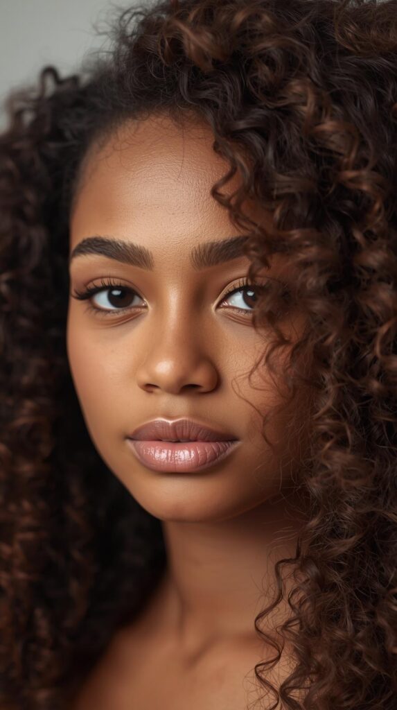 10. Natural Defined Curls for Prom