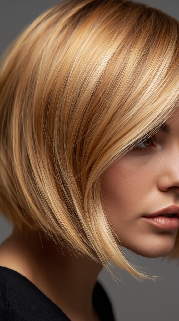 11. Golden Blonde for Short Hairstyles
