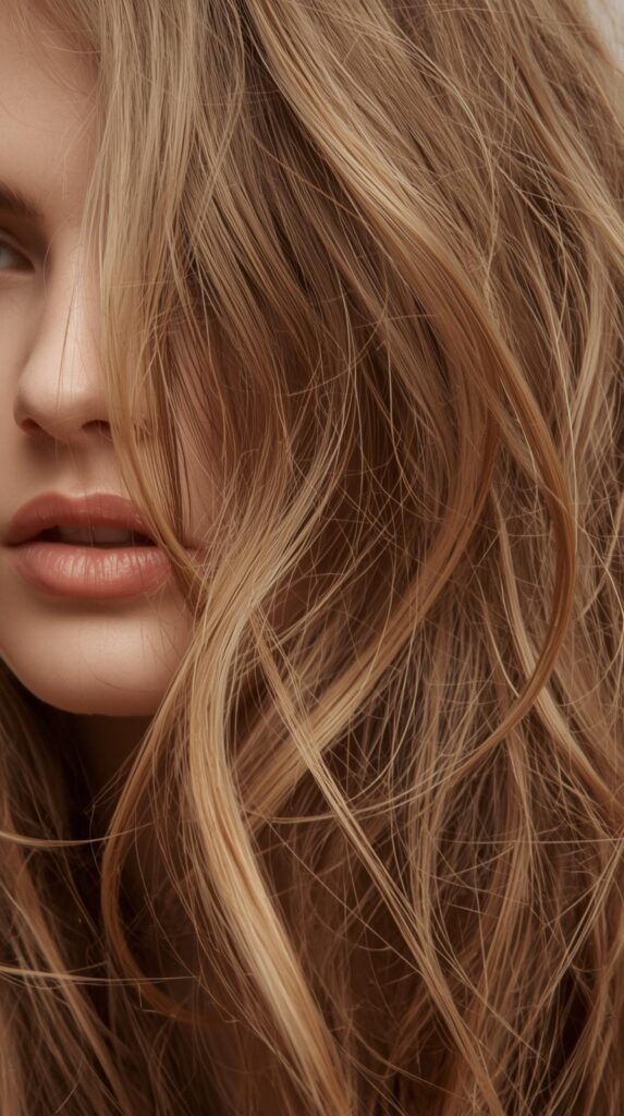 11. Natural Air-Dried Hair Look