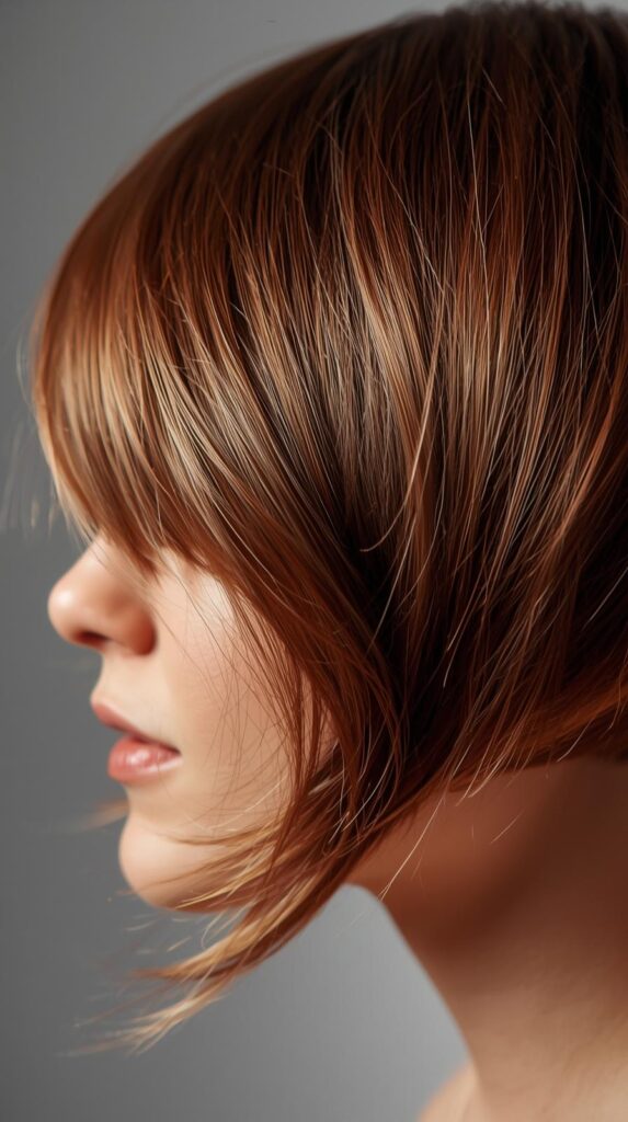 11. Natural Shine-Focused Short Hairstyle