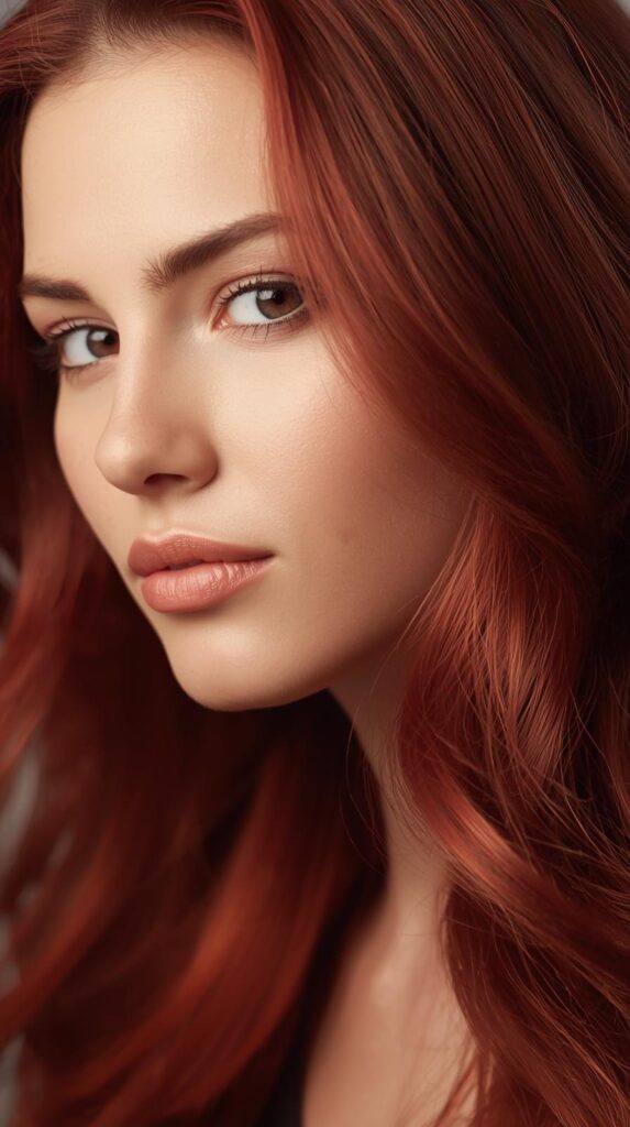 11. Warm Cherry Cola Hair