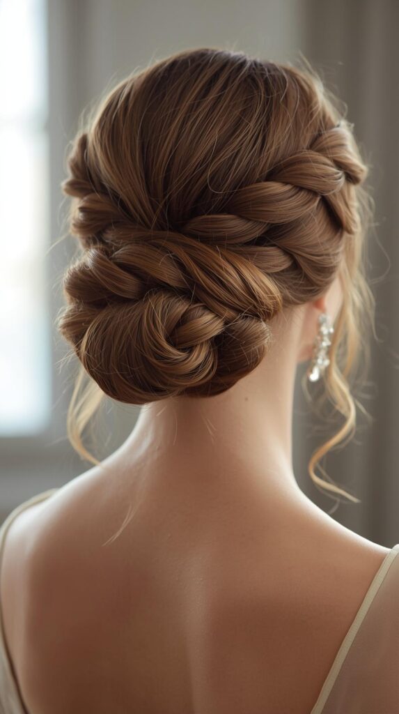 13. Elegant Ponytail Updo