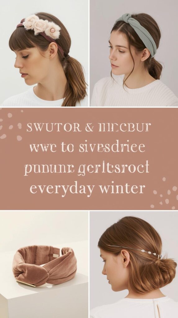 13. Minimal Hair Accessories for Everyday Winter Styling