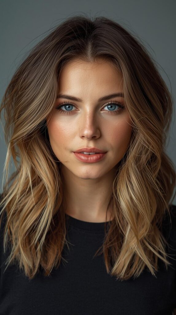 17. Rooted Dark Blonde to Brown