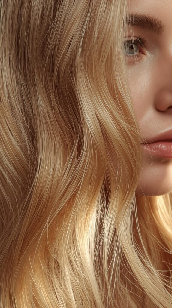 2. Light Golden Blonde with Soft Shine
