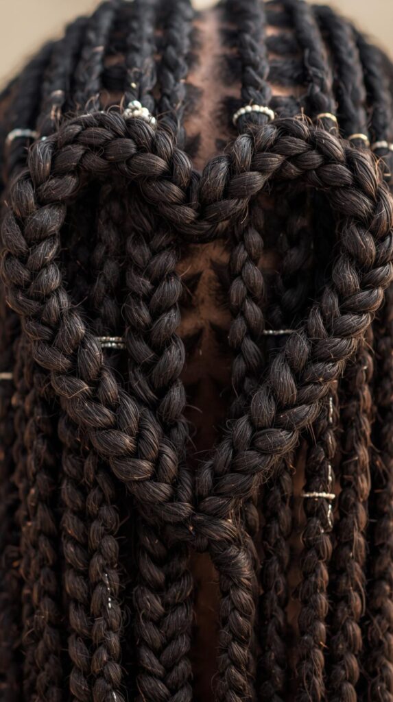 3. Heart-Inspired Fulani Braids