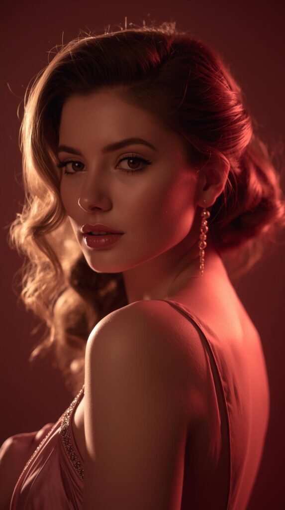4. Side-Swept Curls for Valentine’s Night