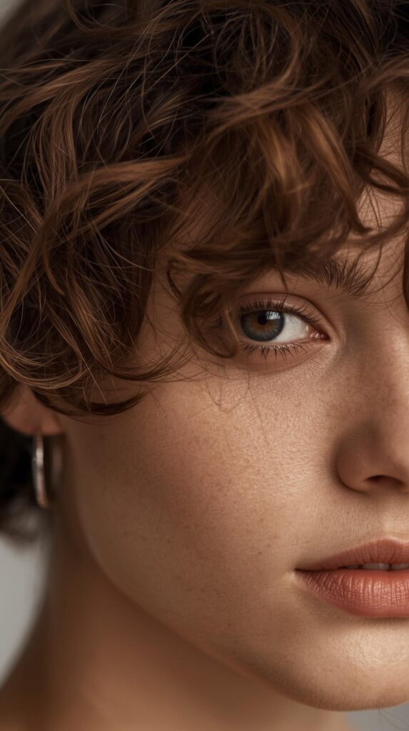 5. Natural Wavy Short Hair for Effortless Texture