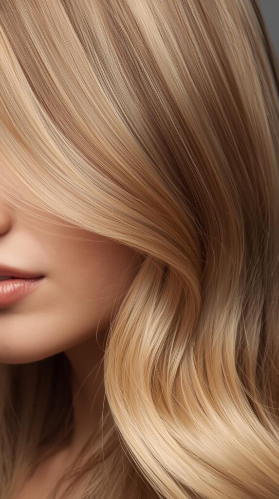 6. Golden Blonde Balayage Blend