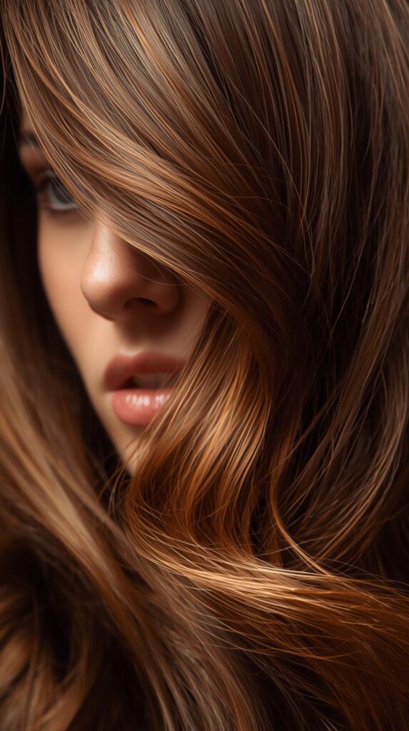 6. Honey-Infused Brunette