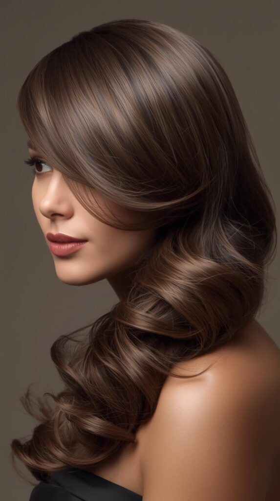 7. Side-Swept Body Wave Wig