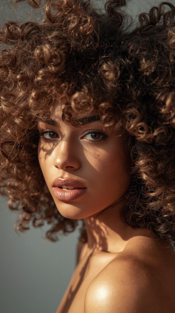 7. Voluminous Curly Blowout