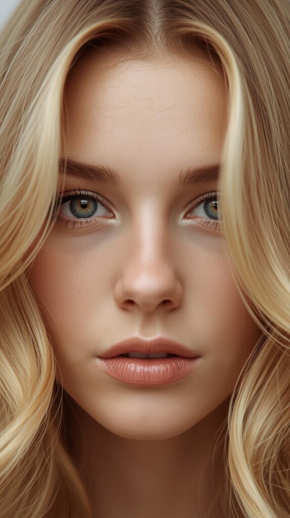 8. Face-Framing Honey Blonde to Enhance Facial Features
