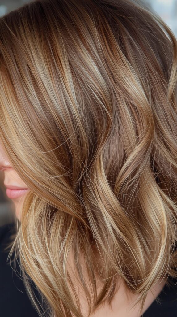 8. Shoulder-Length Hair with Blowout Finish