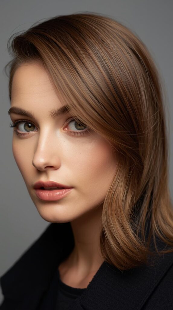 8. Side-Part Hairstyle for Subtle Daily Volume
