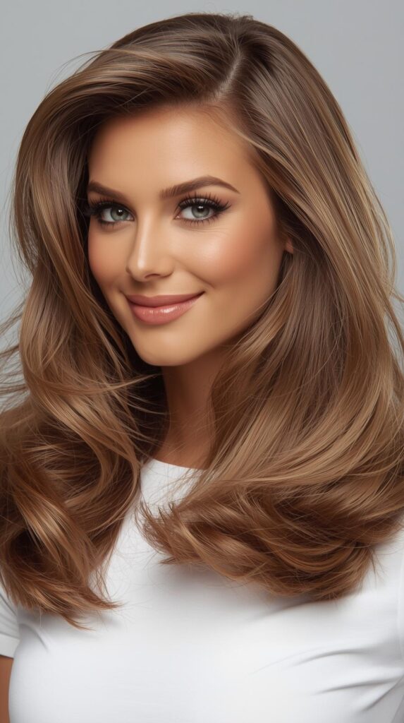 1. Classic Voluminous Finish for Timeless Glam