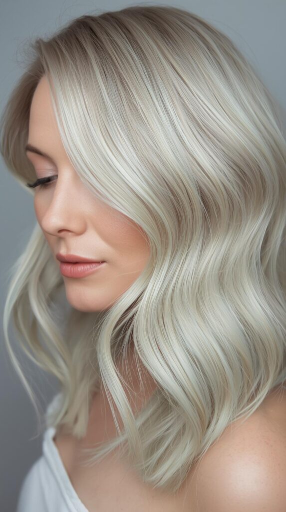 1. Pastel Teal on Platinum Blonde for a Soft Pop