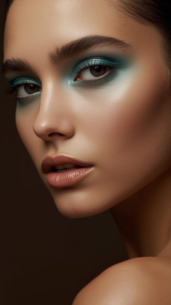 1. Subtle Teal on Dark Brown for Everyday Elegance