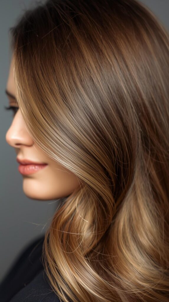 10. Side-Parted Blowout for Instant Lift