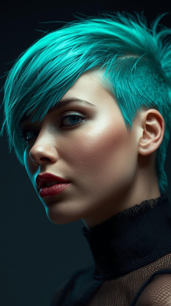 11. Neon Teal for Bold Expression