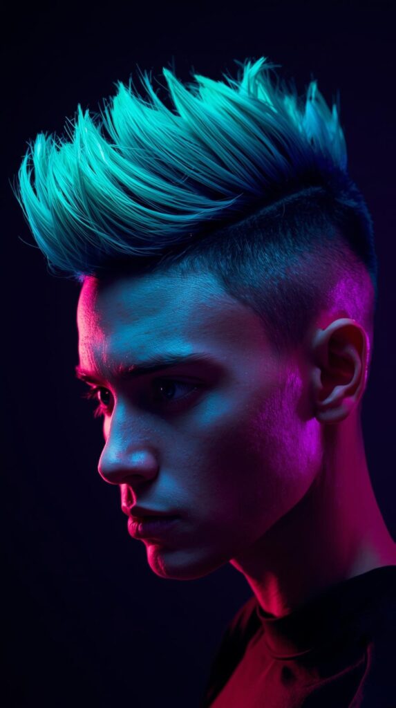 11. Neon Teal for Maximum Impact