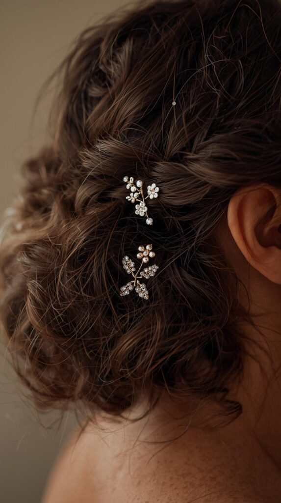 12. Accessorized Natural Hairstyle for Valentine Day