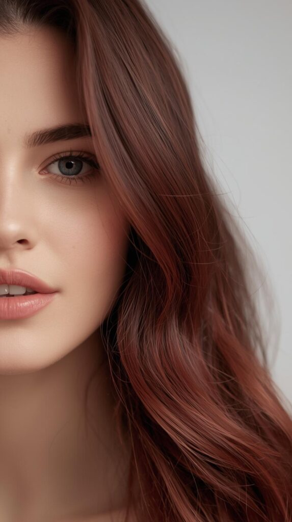 2. Deep Cherry Cola Hair Color for Natural Brunettes