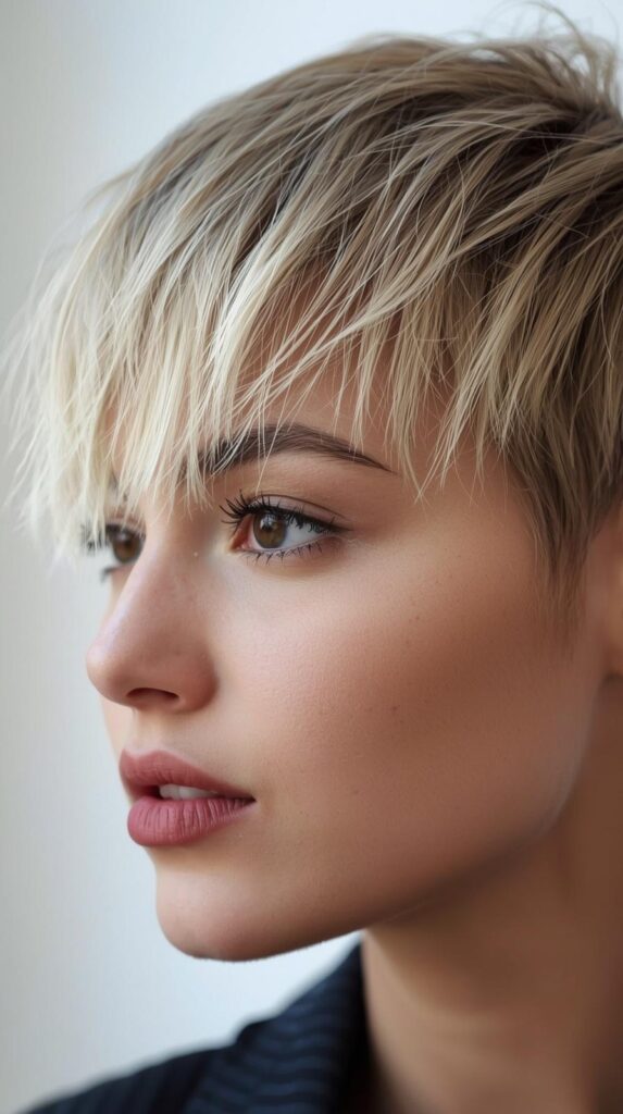 3. Feathered Short Crop