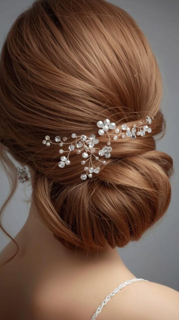 4. Elegant Low Puff with Accessories