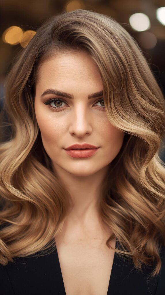 5. Glamorous Hollywood-Inspired Waves