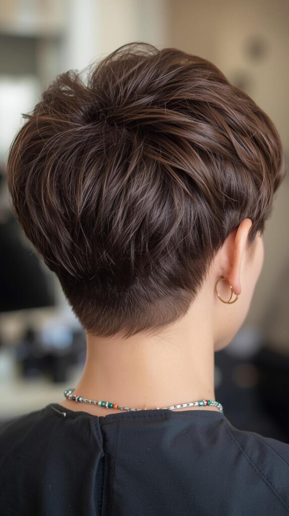 5. Pinned Back Pixie with Volume