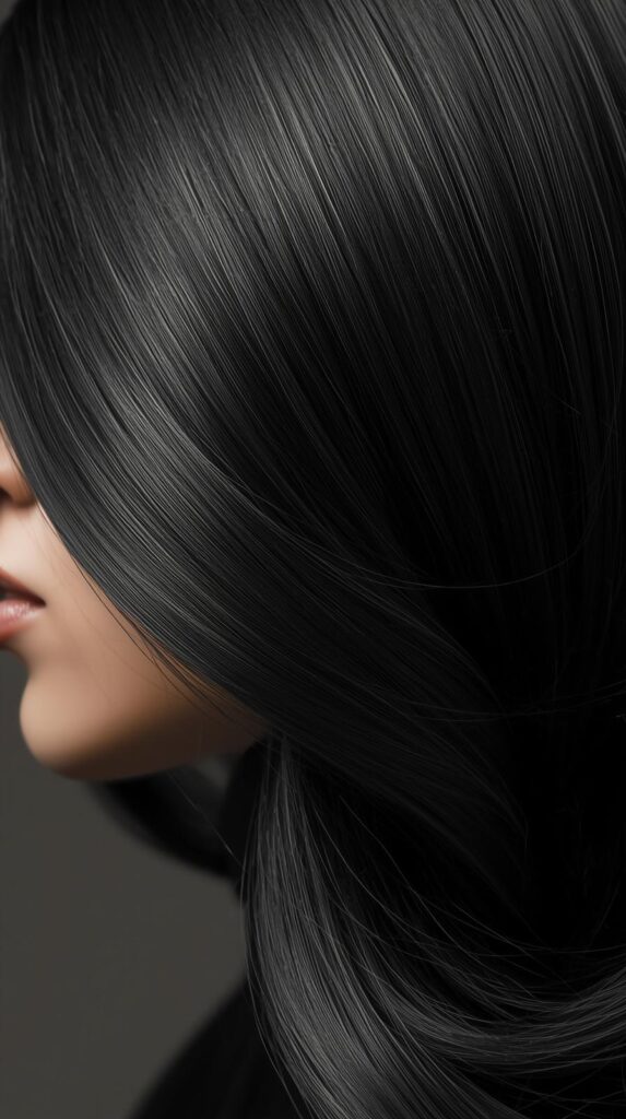 6. Subtle Highlights on Dark Hair