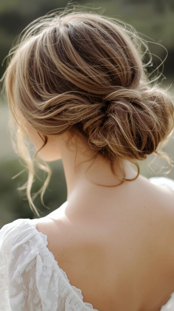 7. Loose Wavy Ponytail for Effortless Romance
