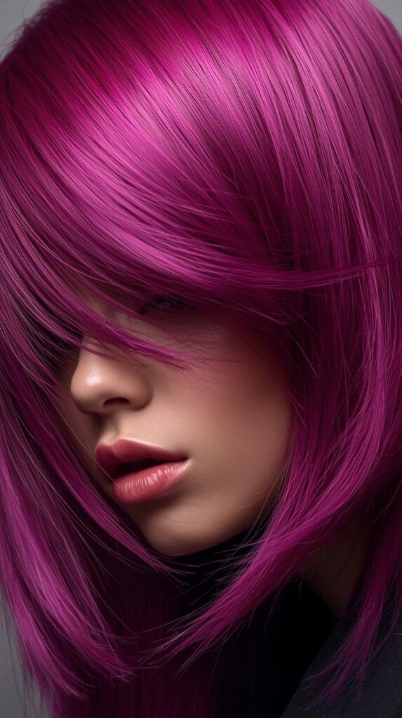 7. Magenta Peekaboo for Rich Dimension