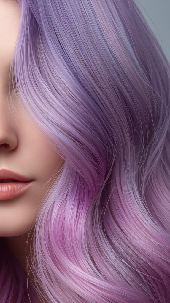 7. Pastel Purple with Soft Magenta Undertones