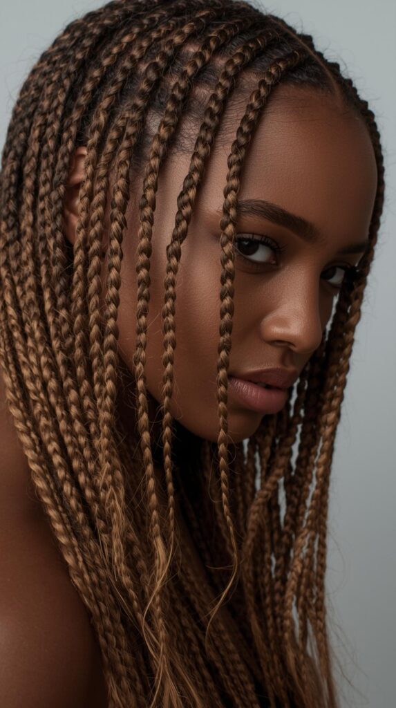 7. Soft Feed-In Braids with Loose Ends