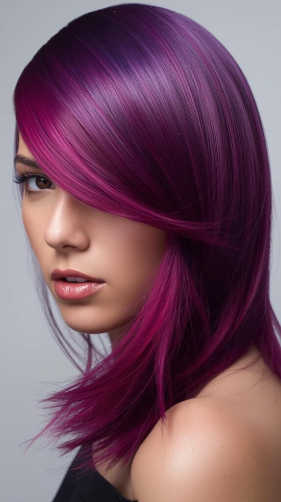 8. Magenta Money Piece with Purple Base