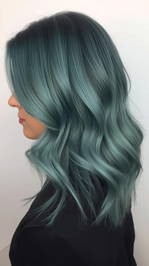 8. Muted Teal for a Professional Finish