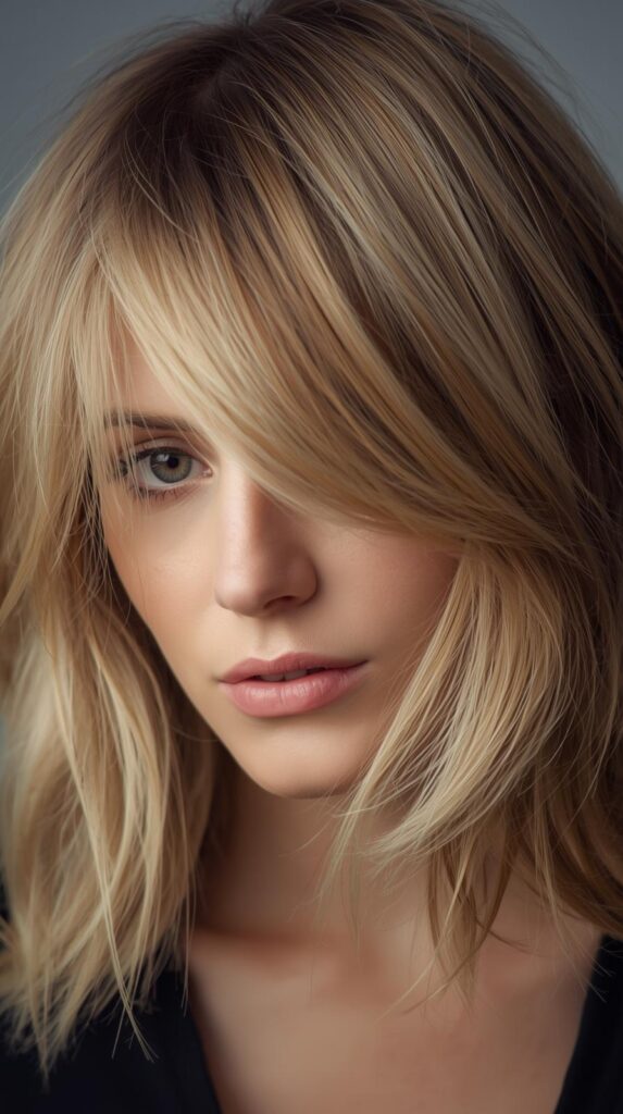 8. Shoulder-Length Layered Cut