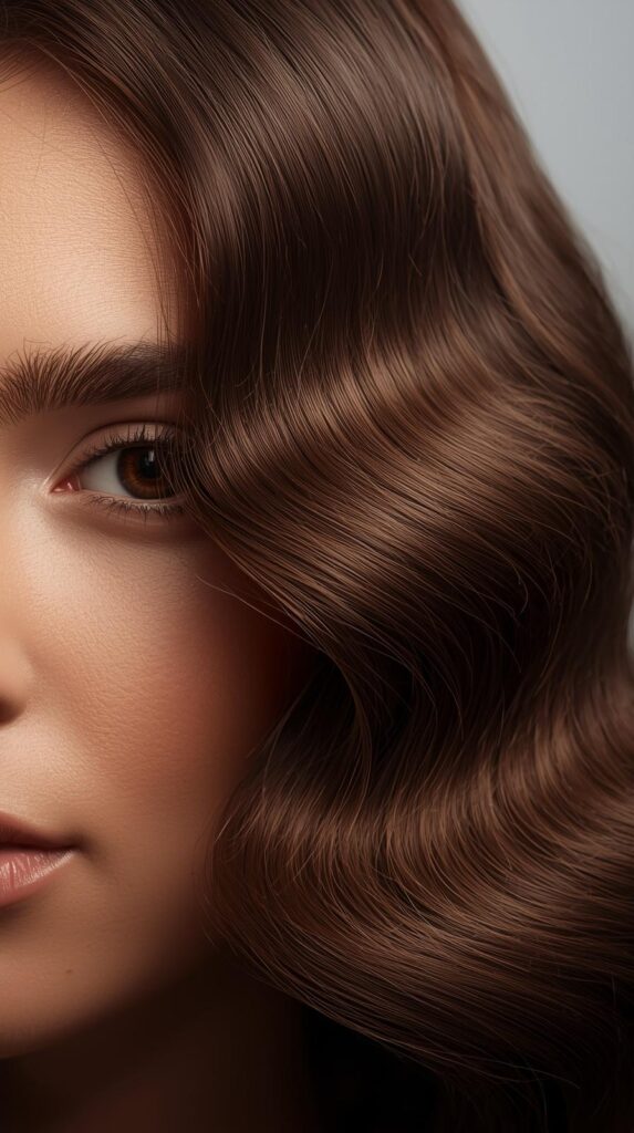 1. Classic Glossy Finger Waves